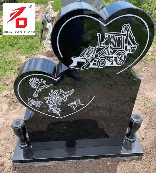 Nucleo intagliato in granito nero