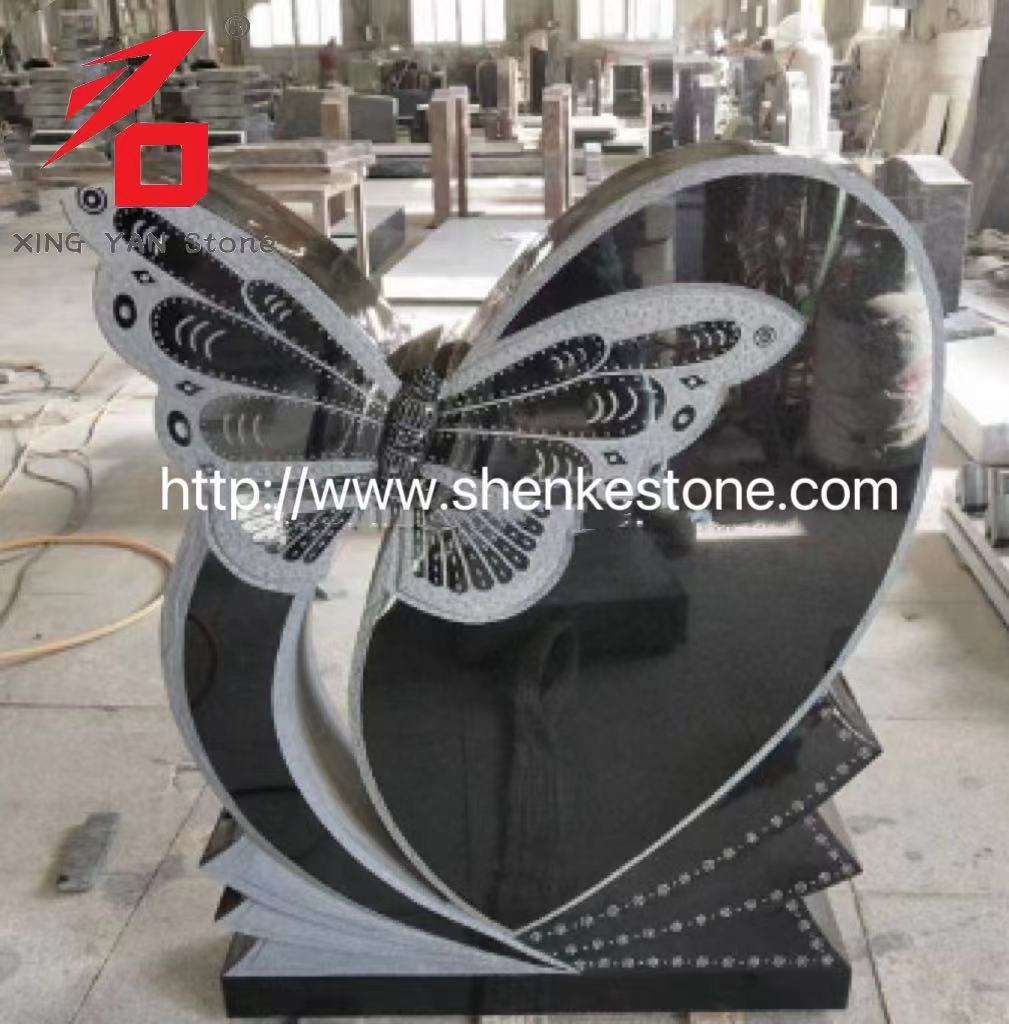 Cina Xingyan - Tombstone intagliata a forma di farfalla artistica a forma di farfalla