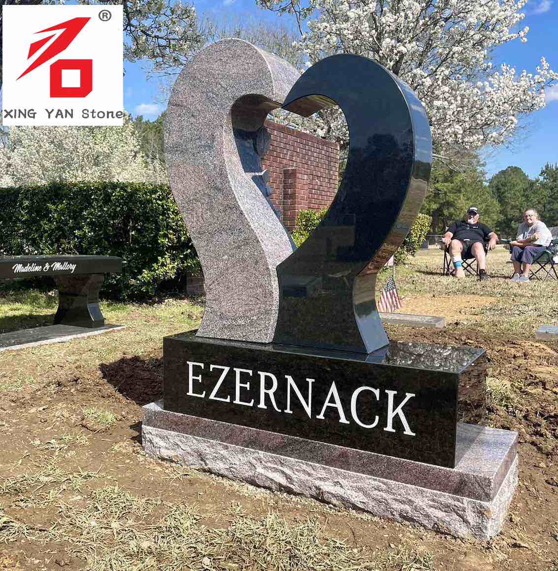 China Xingyan Manufacturing - Tombstone d'arte a forma di amore