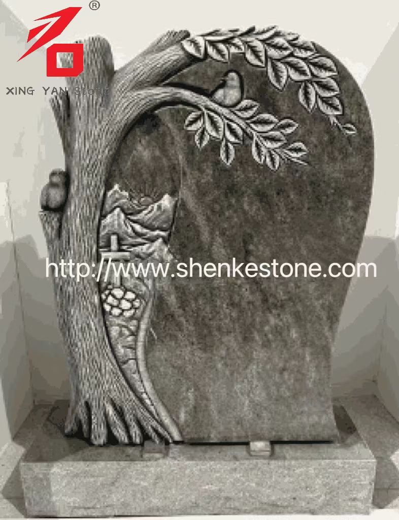 Cina Xingyan - Tombstone arte intagliato d'ombra dell'albero