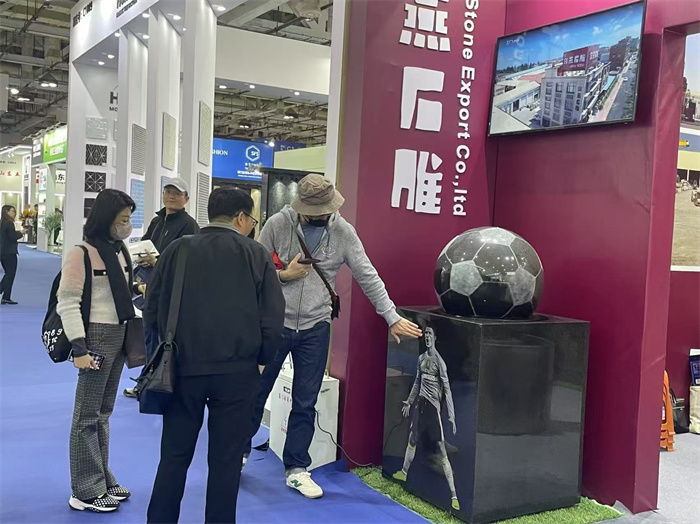 Scultura d'acqua dell'eroe di calcio personalizzato